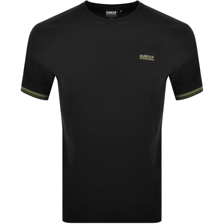 Barbour international black t shirt shop